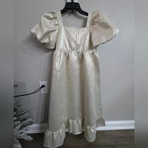 Elegant Cream Kids Dress